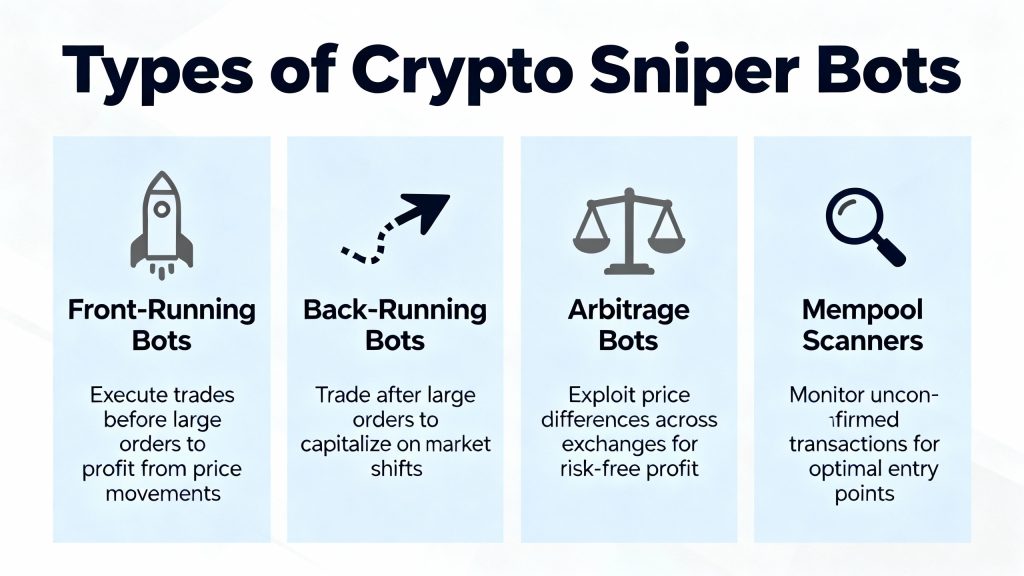 Types Of Crypto Sniper Bots