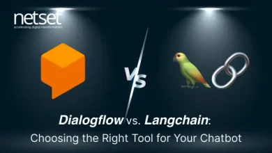 Dialogflow vs Langchain for chatbot development