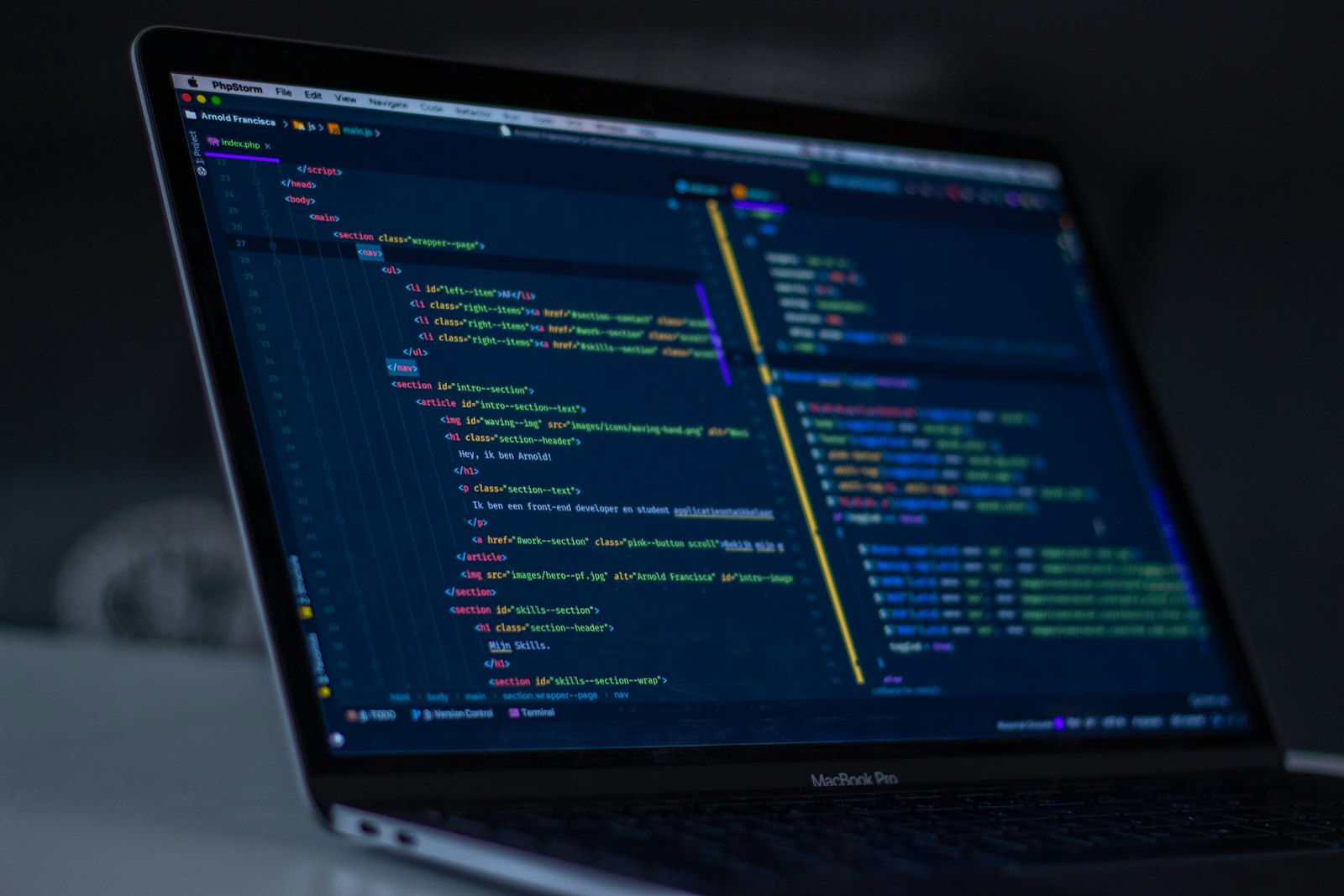 Developer reviewing onboarding and KYC flow