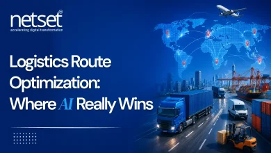 Logistics Route Optimization_ Where AI Really Wins : NetSet Software