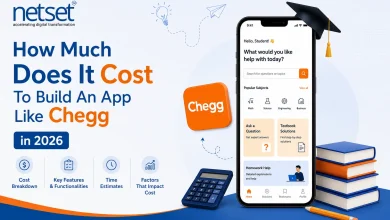How Much Does It Cost to Build an App Like Chegg in 2026 : NetSet Software