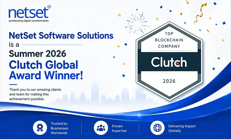 NetSet Software Solutions is a Summer 2026 Clutch Global Award Winner!