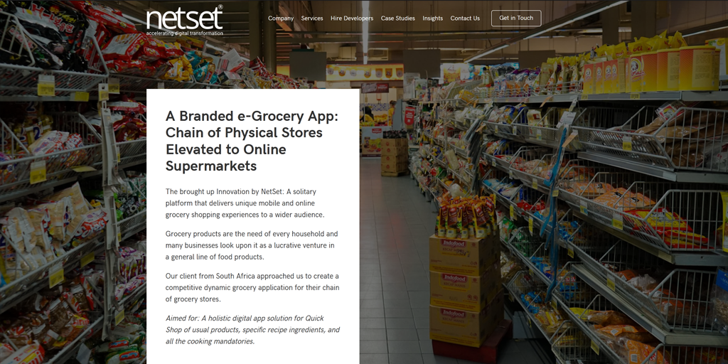 online grocery shopping case studies